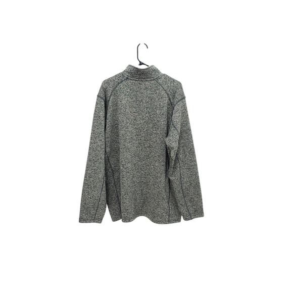 EDDIE BAUER Men's Fleece Pullover Heathered 3/4 Zip Jacket - Picture 8 of 10